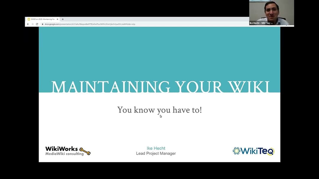 MediaWiki Maintenance - Importance of Maintaining your Wiki