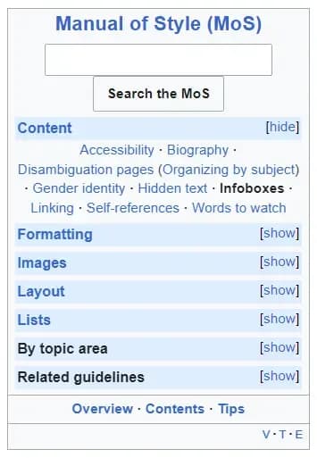 mediawiki infobox example