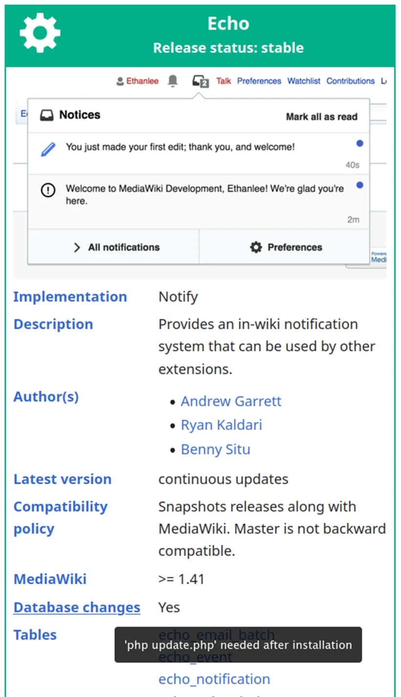 mediawiki php maintenance