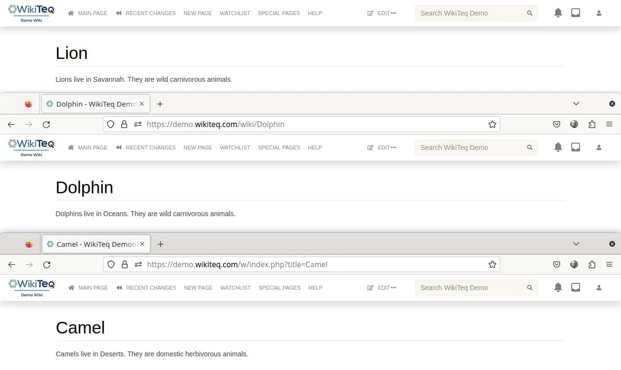 displaying uniformity due to templates in mediawiki
