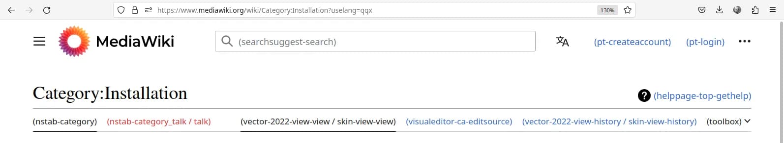 mediawiki system message example