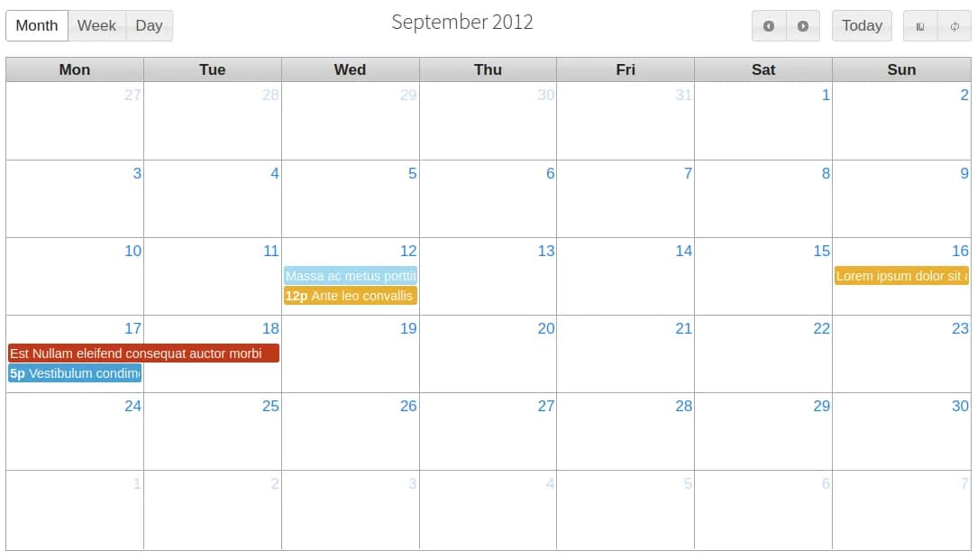 events specified using subobject in mediawiki