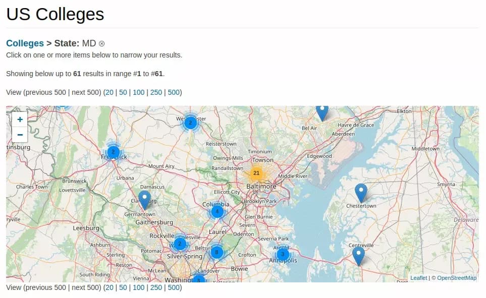semantic mediawiki map example