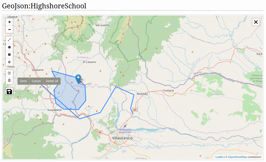 MediaWiki Maps Extension Visual Editor Example